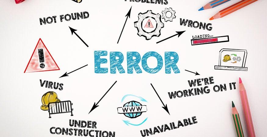 Reasons for Error