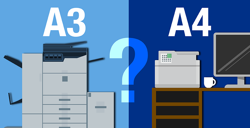 a3 a4 printer size