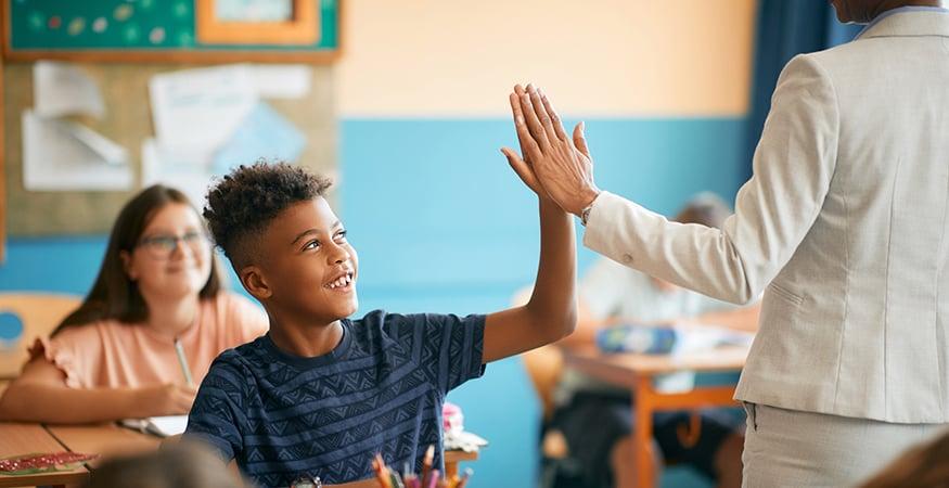 classroom celebration for a job well done