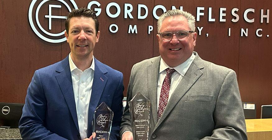 Gordon Flesch Company Receives Multiple Awards from Ricoh